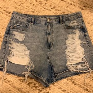 American Eagle Distressed Denim Shorts